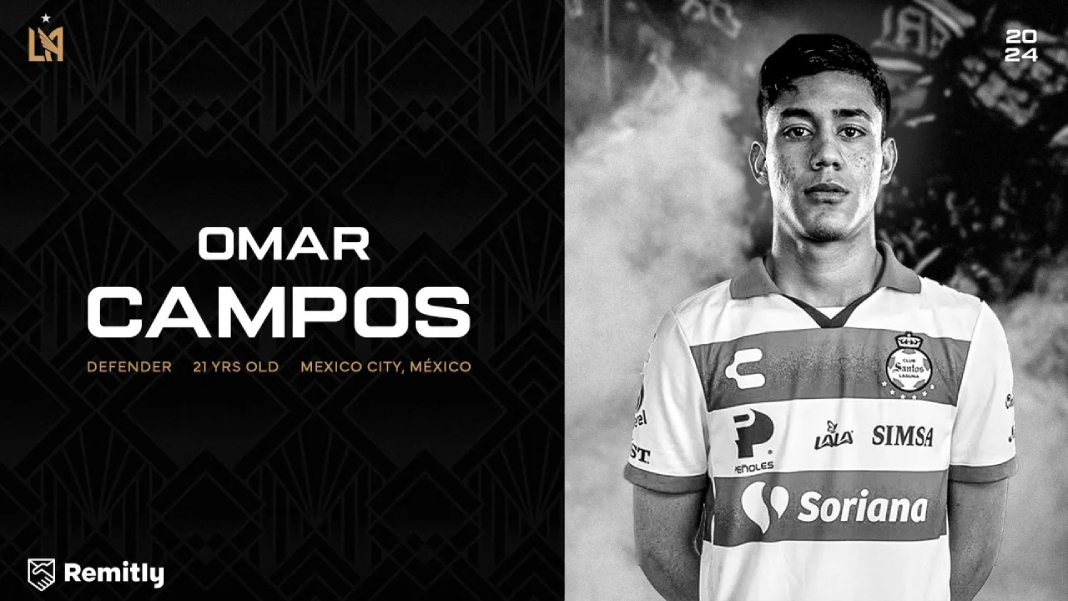 LAFC acquires midfielder Omar Campos